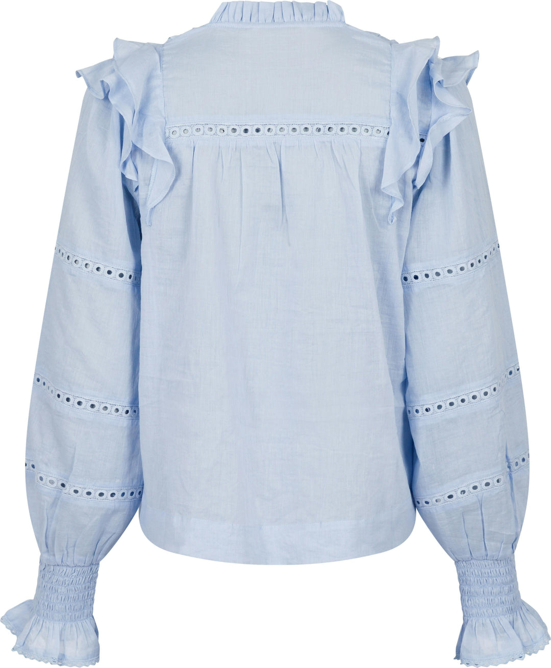 Neo Noir - Aurika S Voile Blouse - Light Blue