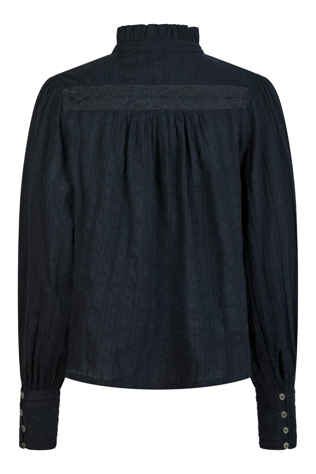 Neo Noir - Bria Dobby Blouse 164672 - 141 - Navy