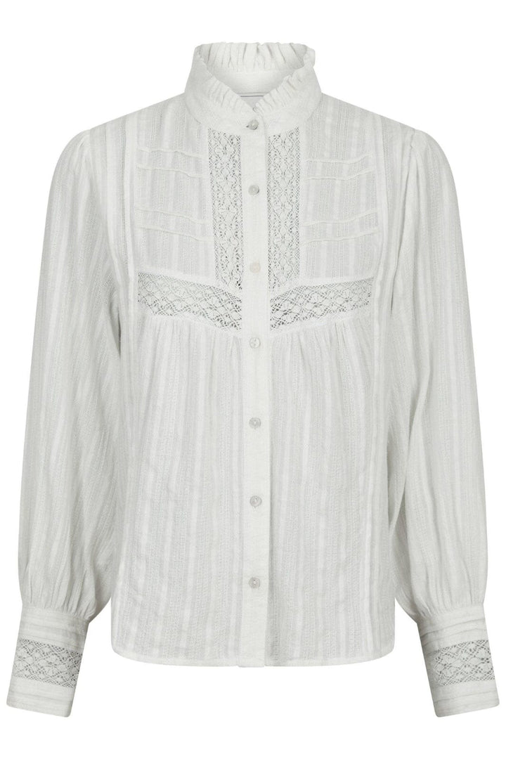 Neo Noir - Bria Dobby Blouse 164672 - Off White