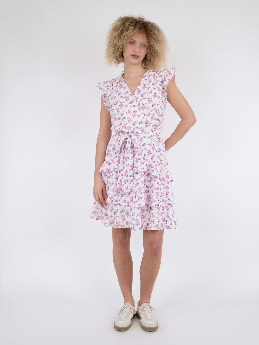 Neo Noir - Darby Fleur Print Dress - Light Pink