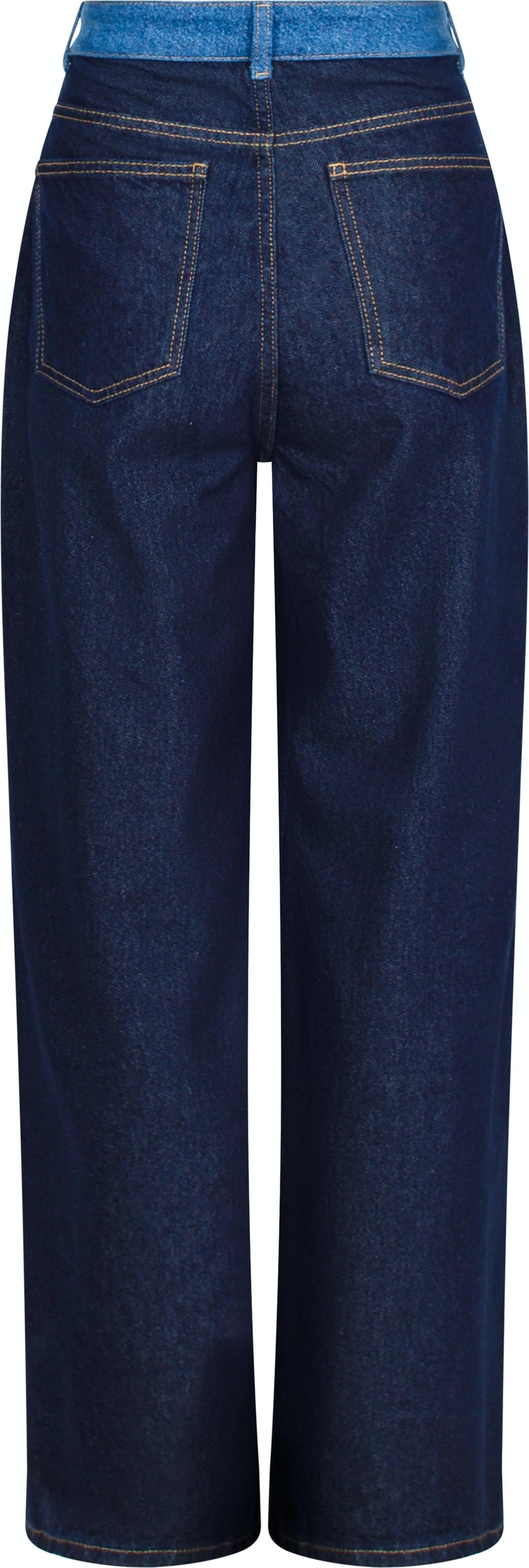 Neo Noir - Duran Contrast Pants - Dark Blue