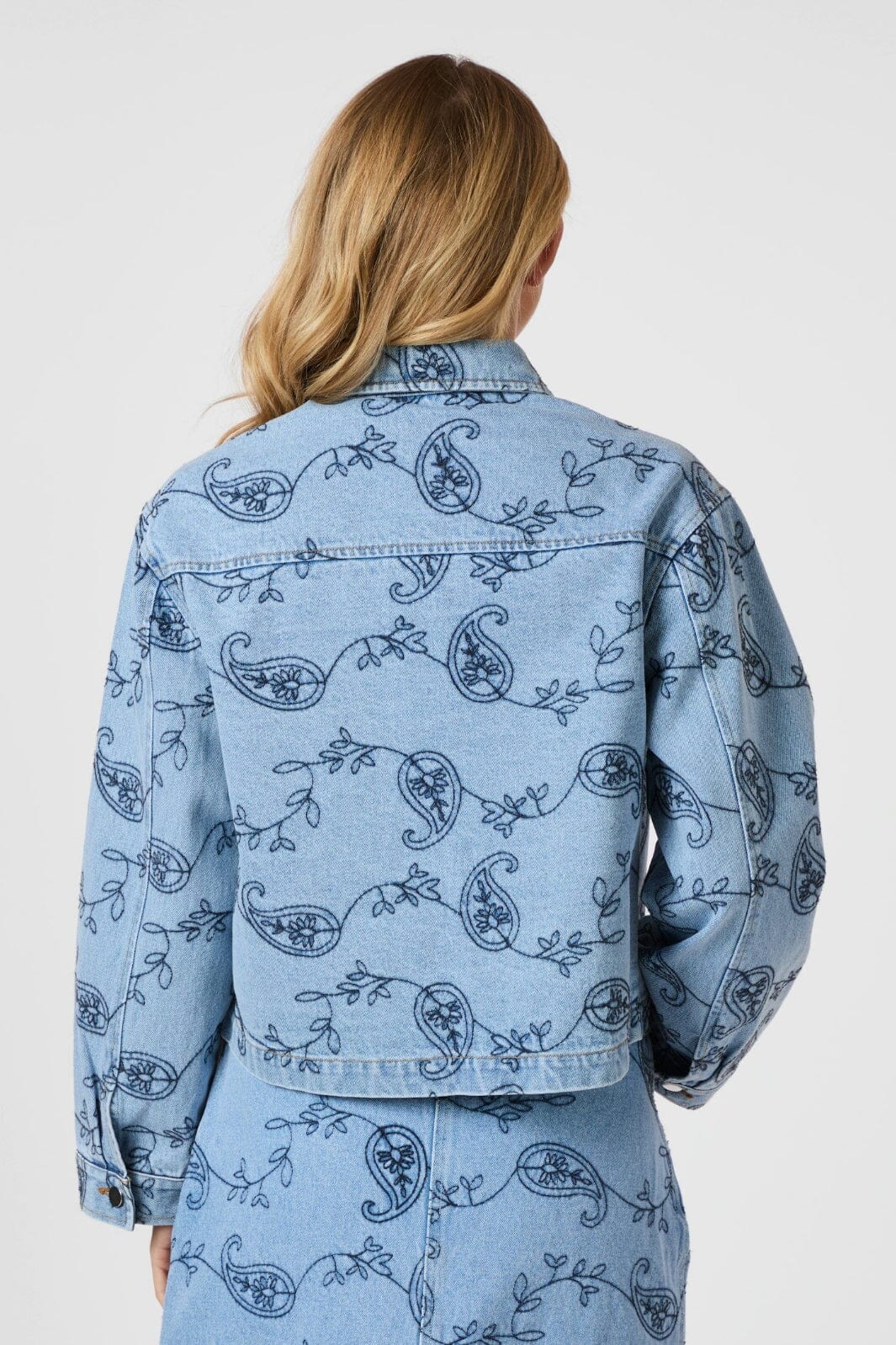 Neo Noir - Emilia Embrodiery Jacket 164790 - 140 - Blue