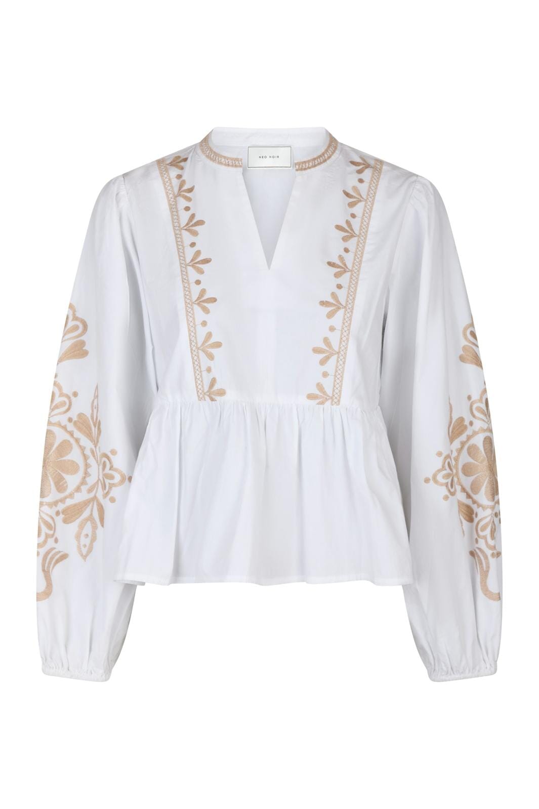 Neo Noir - Ginia Emb Blouse 164393 - 121 - Off White