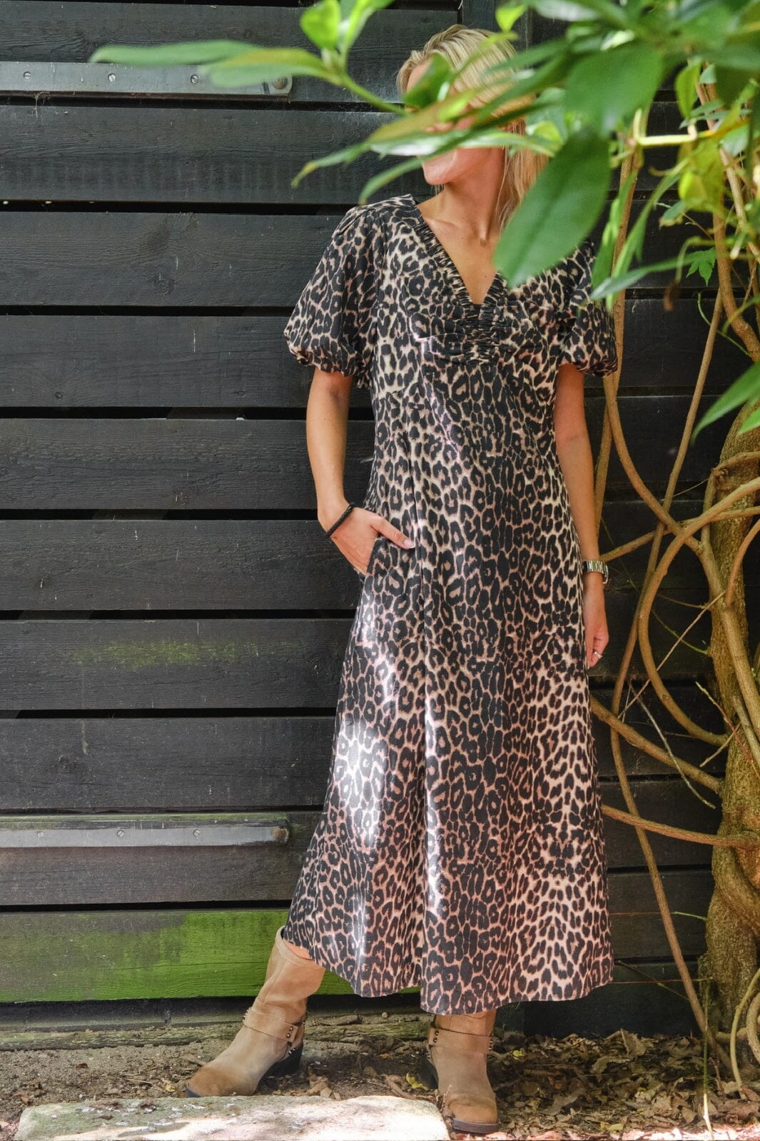 Neo Noir - Illana Leo Dress - Leopard 