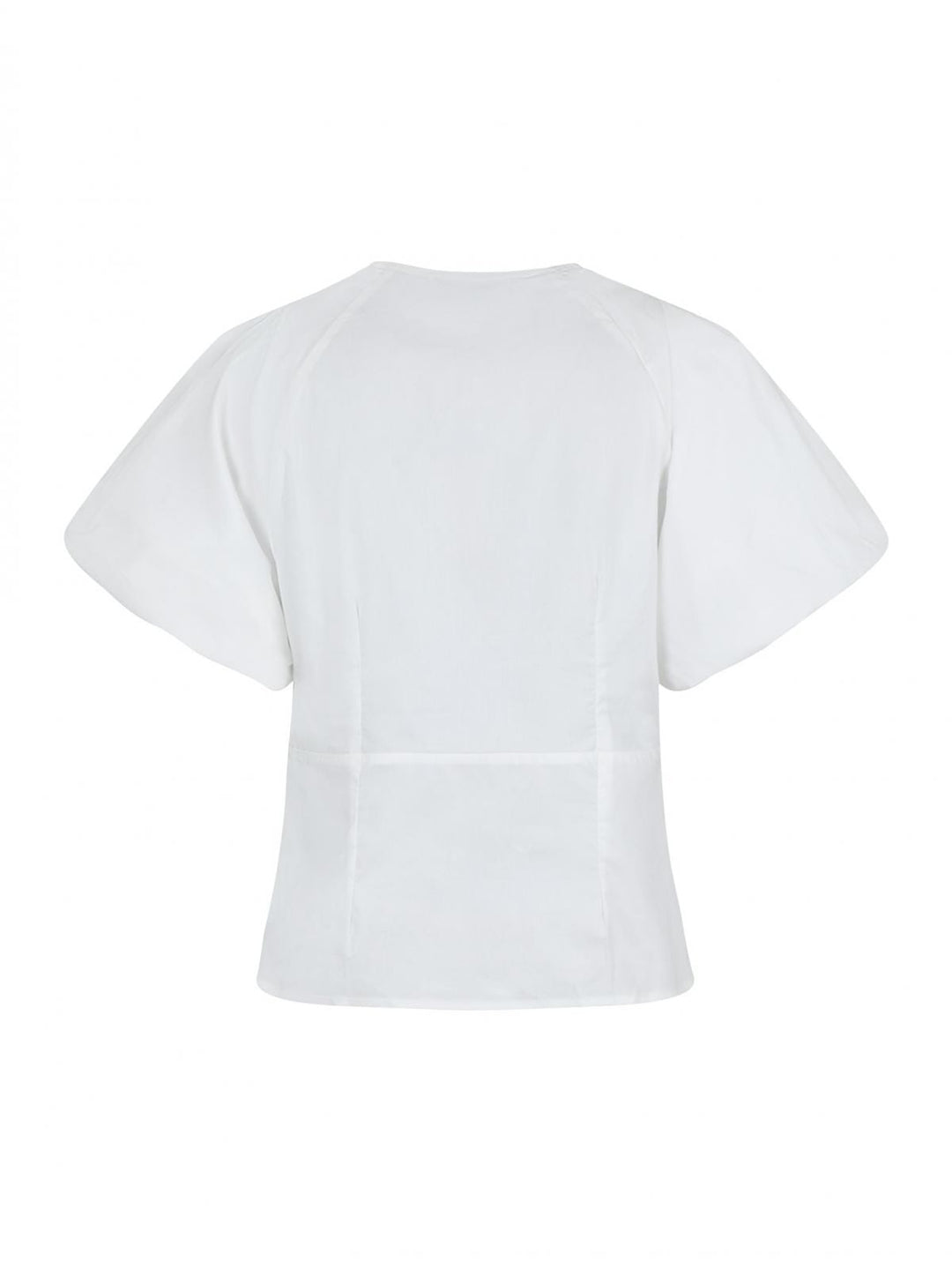 Neo Noir - Irina Poplin Blouse - White T-shirts 