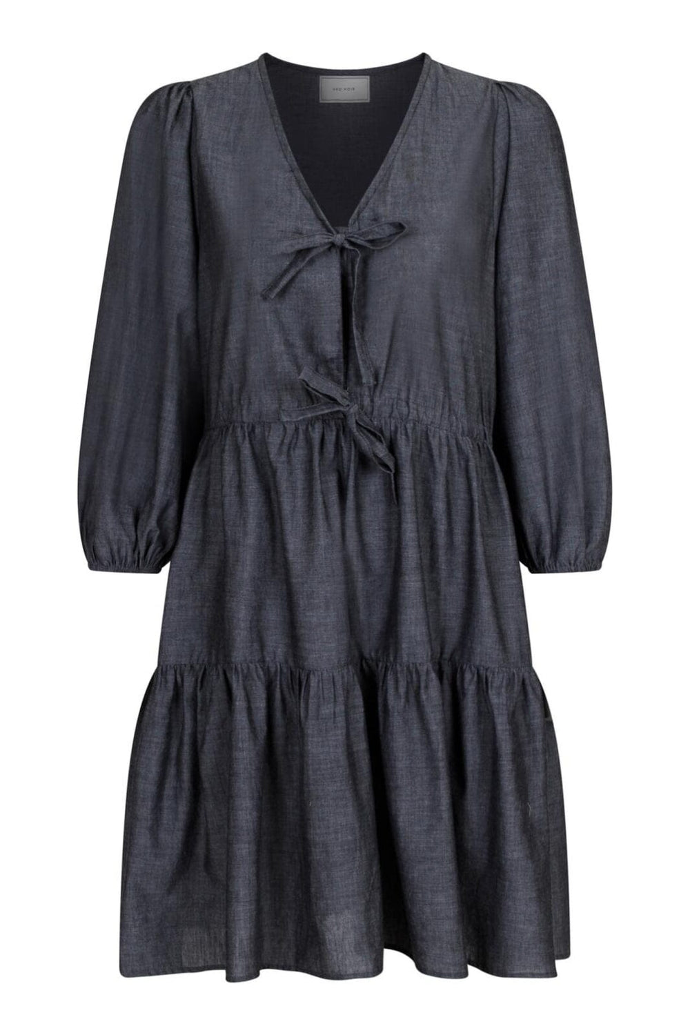 Neo Noir - Katy Chambray Dress - Black Kjoler 