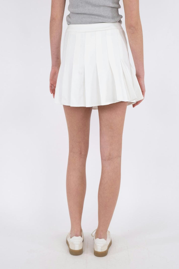 Neo Noir - Laurina Tennis Skirt - White