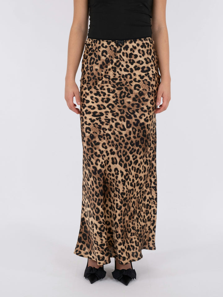 Neo Noir - Lola Leo Long Skirt - Leopard