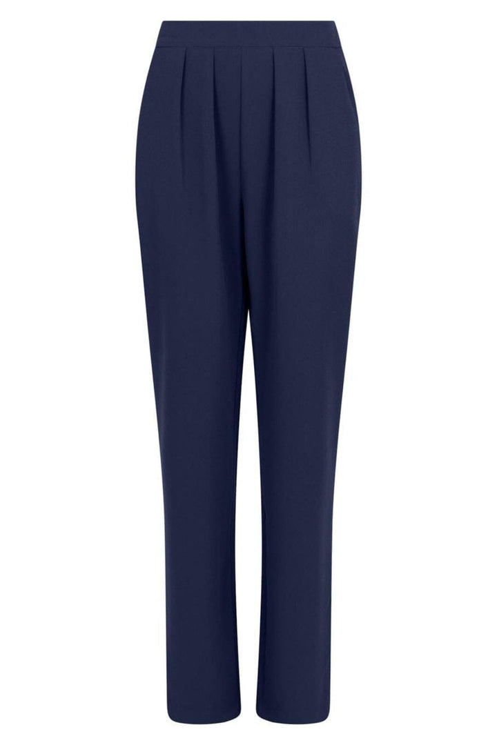 Neo Noir - Lotan Crepe Pants - Navy Bukser 