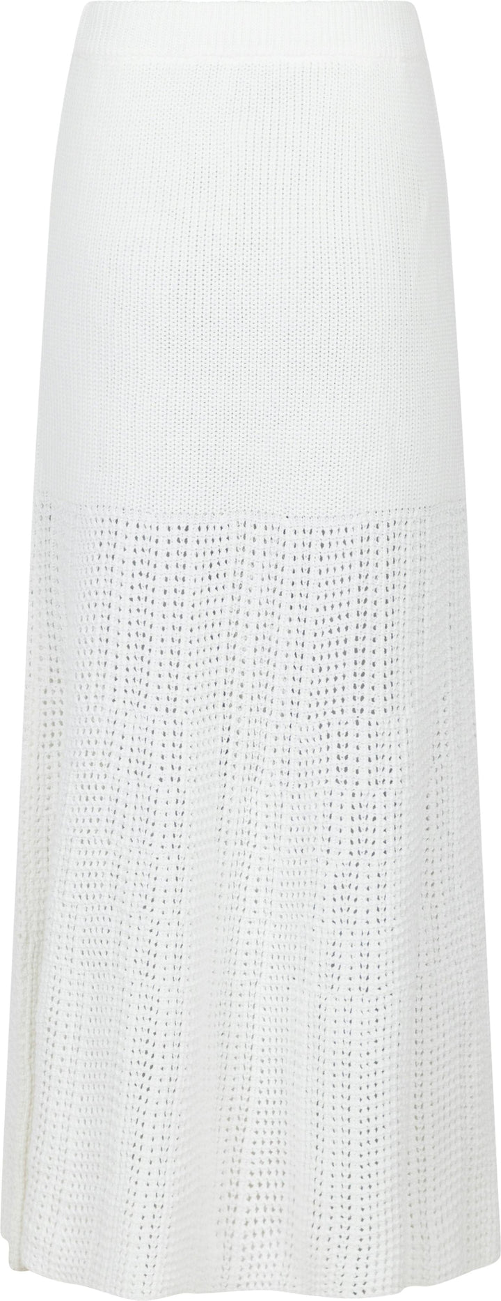 Neo Noir - Lyric Crochet Knit Skirt - White