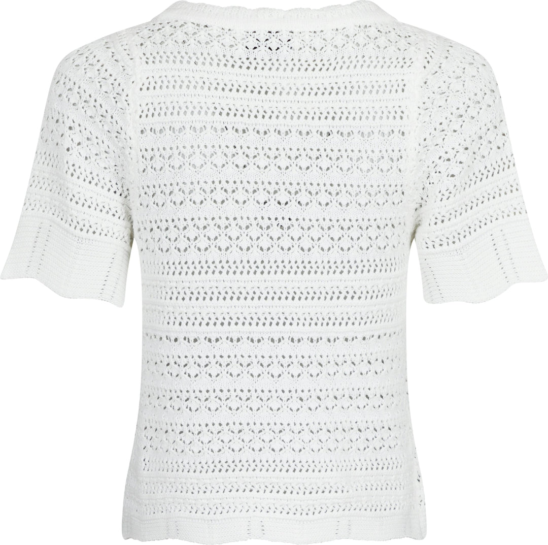 Neo Noir - Meiko Knit Blouse - Off White