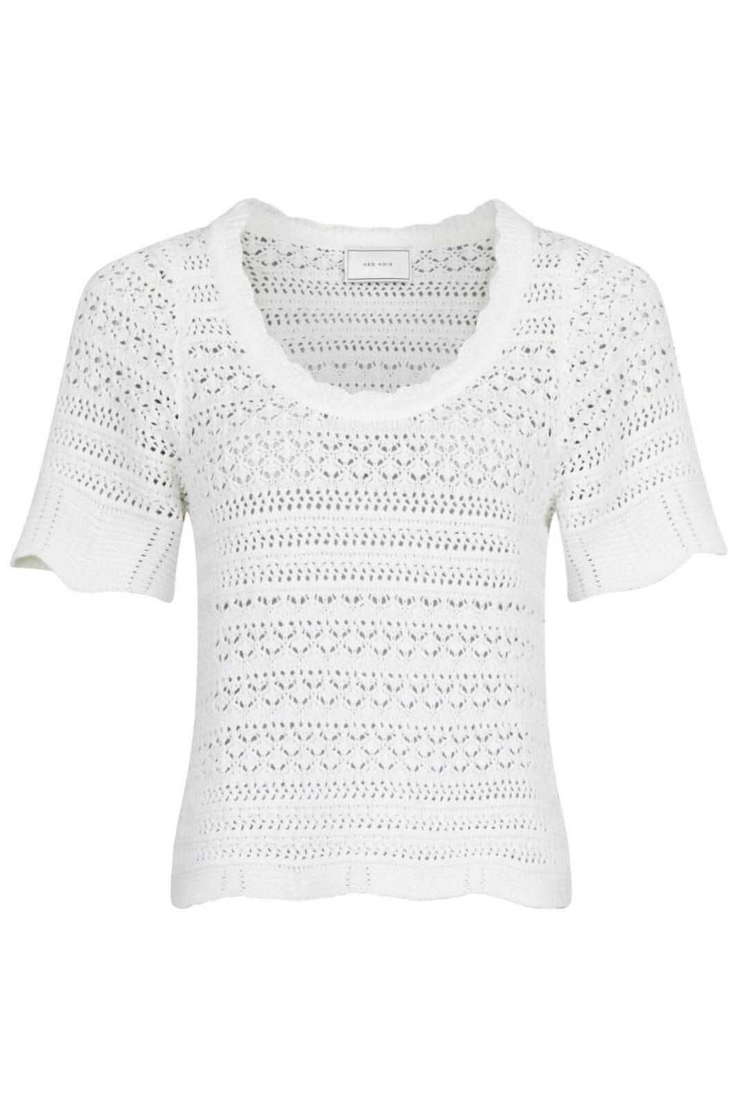 Neo Noir - Meiko Knit Blouse - Off White T-shirts 