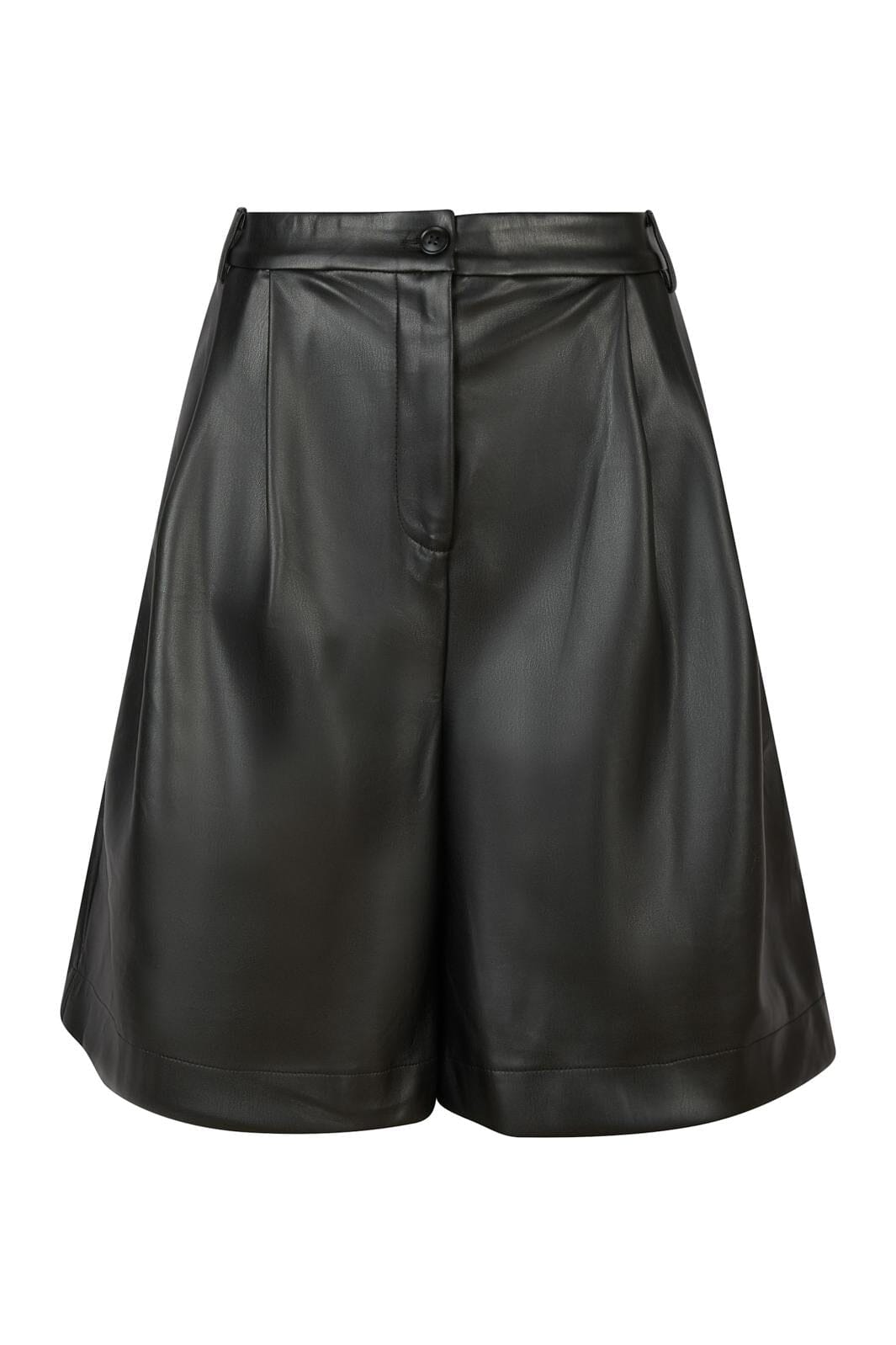 Neo Noir - Nika Bermuda Pu Shorts 164147 - Black