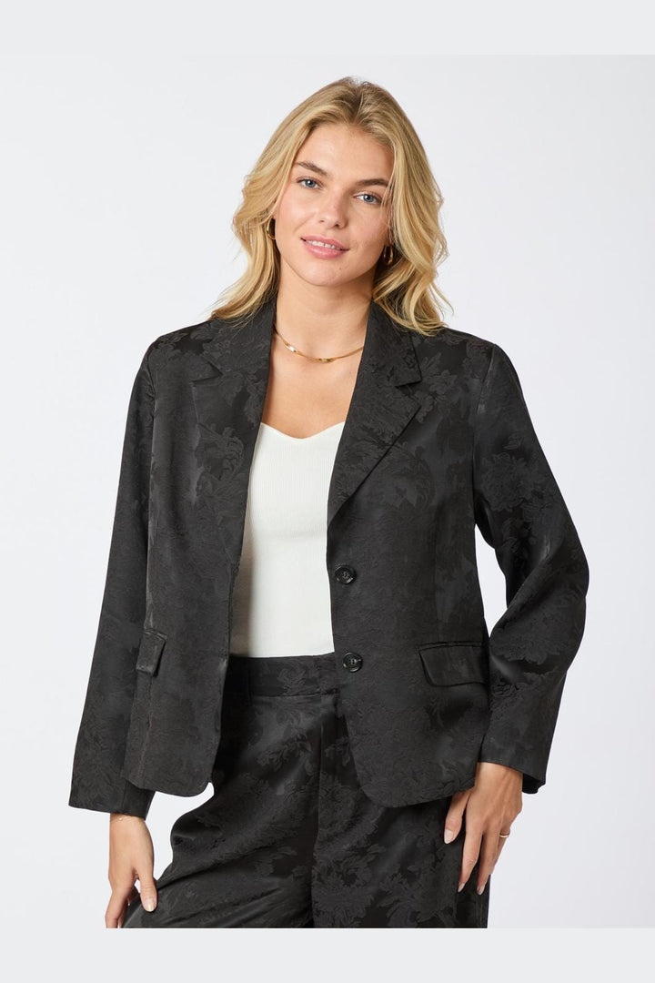 Neo Noir - Renia Jacquard Blazer - Black