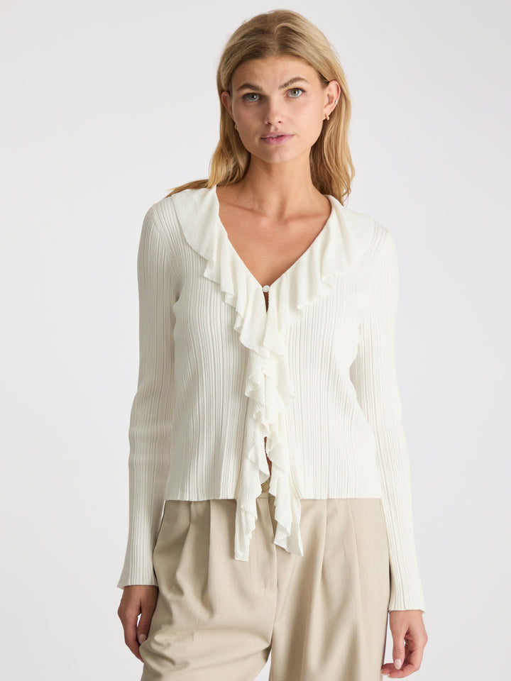 Neo Noir - Sahni Knit Blouse - Off White