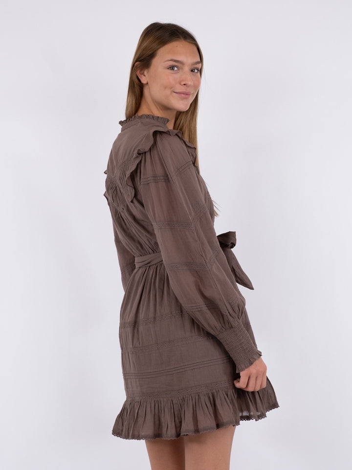 Neo Noir - Salli S Voile Dress - Light Brown