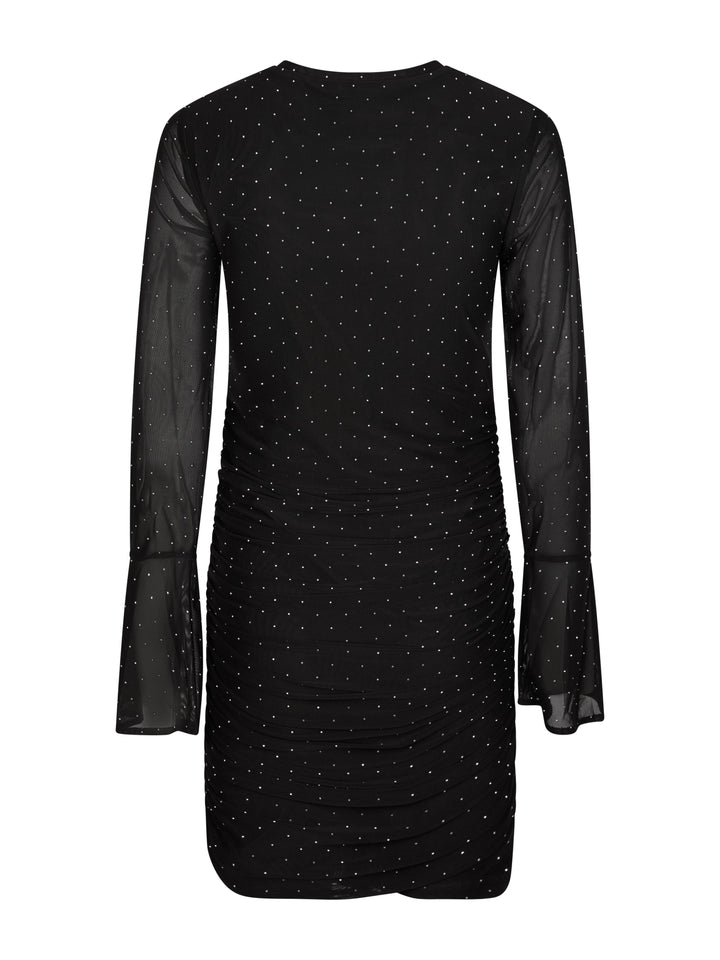 Neo Noir - Shally Smoke Mesh Dress - Black