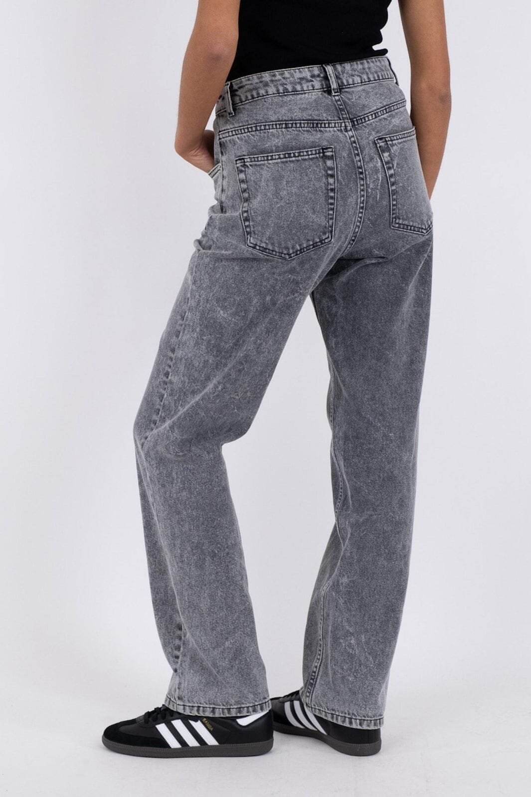 Neo Noir - Simona D Pants - Grey Bukser 