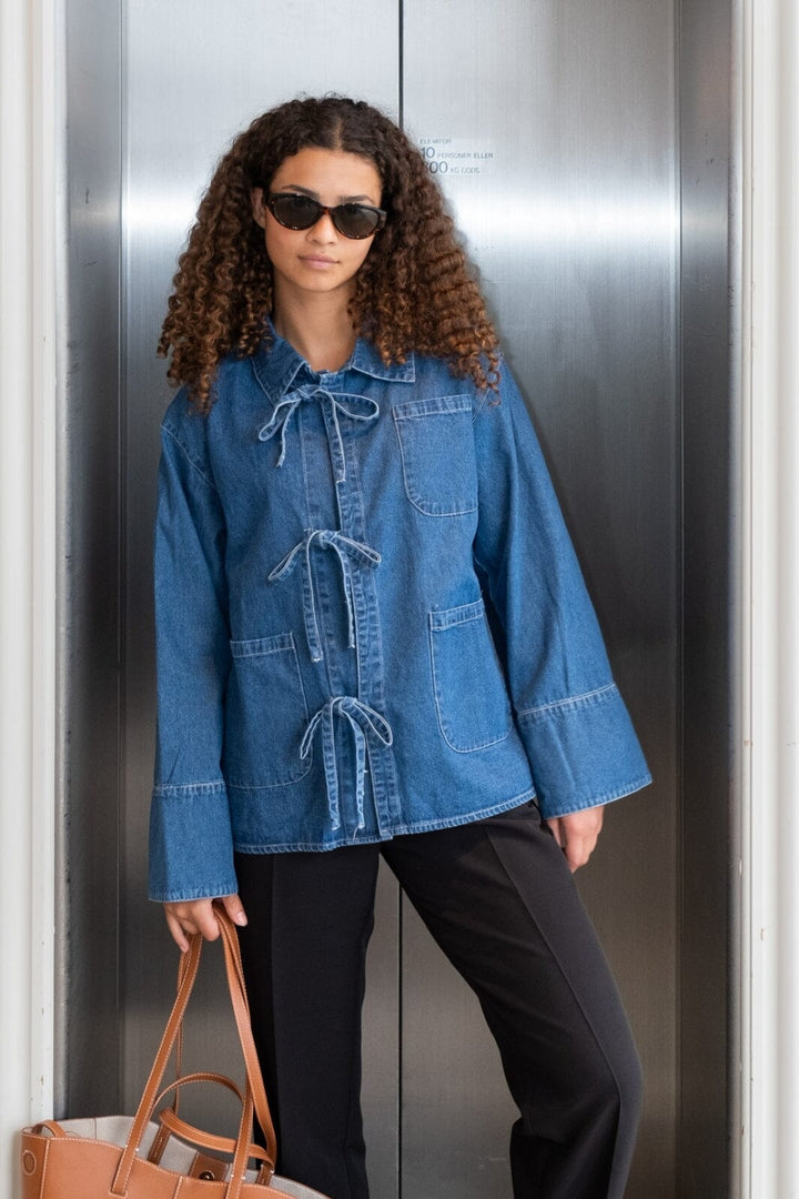 Neo Noir - Starlie Denim Shirt - Blue Skjorter 