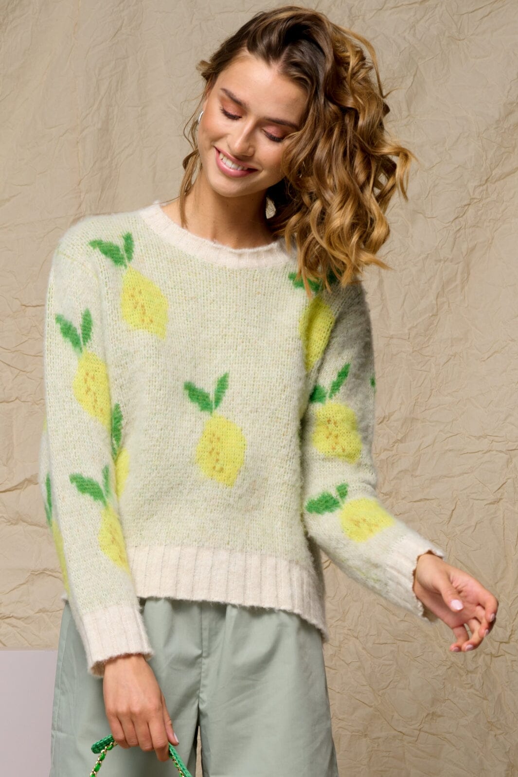 Noella - Ajax Knit Sweater - Yellow Mix 