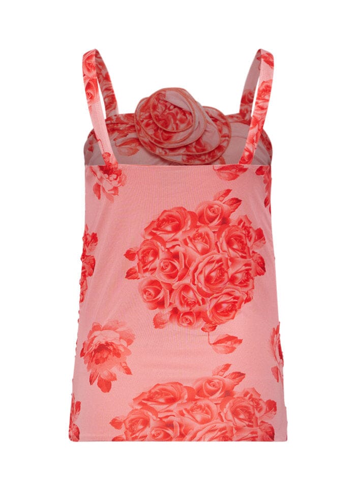 Noella - Cosmo Top - Rose Print Toppe 