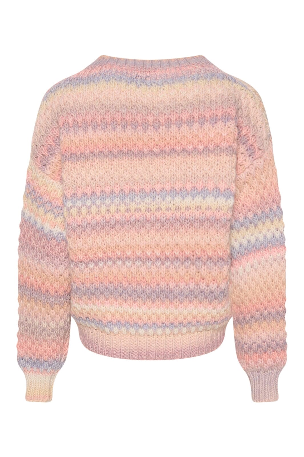 Noella - Gio Sweater - 830 Pastel Mix Strikbluser 