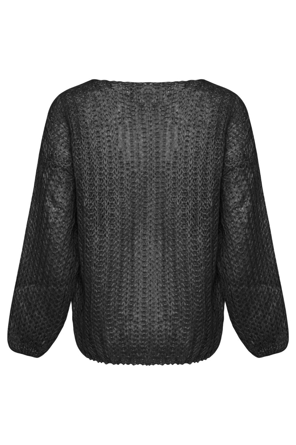 Noella - Joseph Knit Sweater - 004 Black Strikbluser 