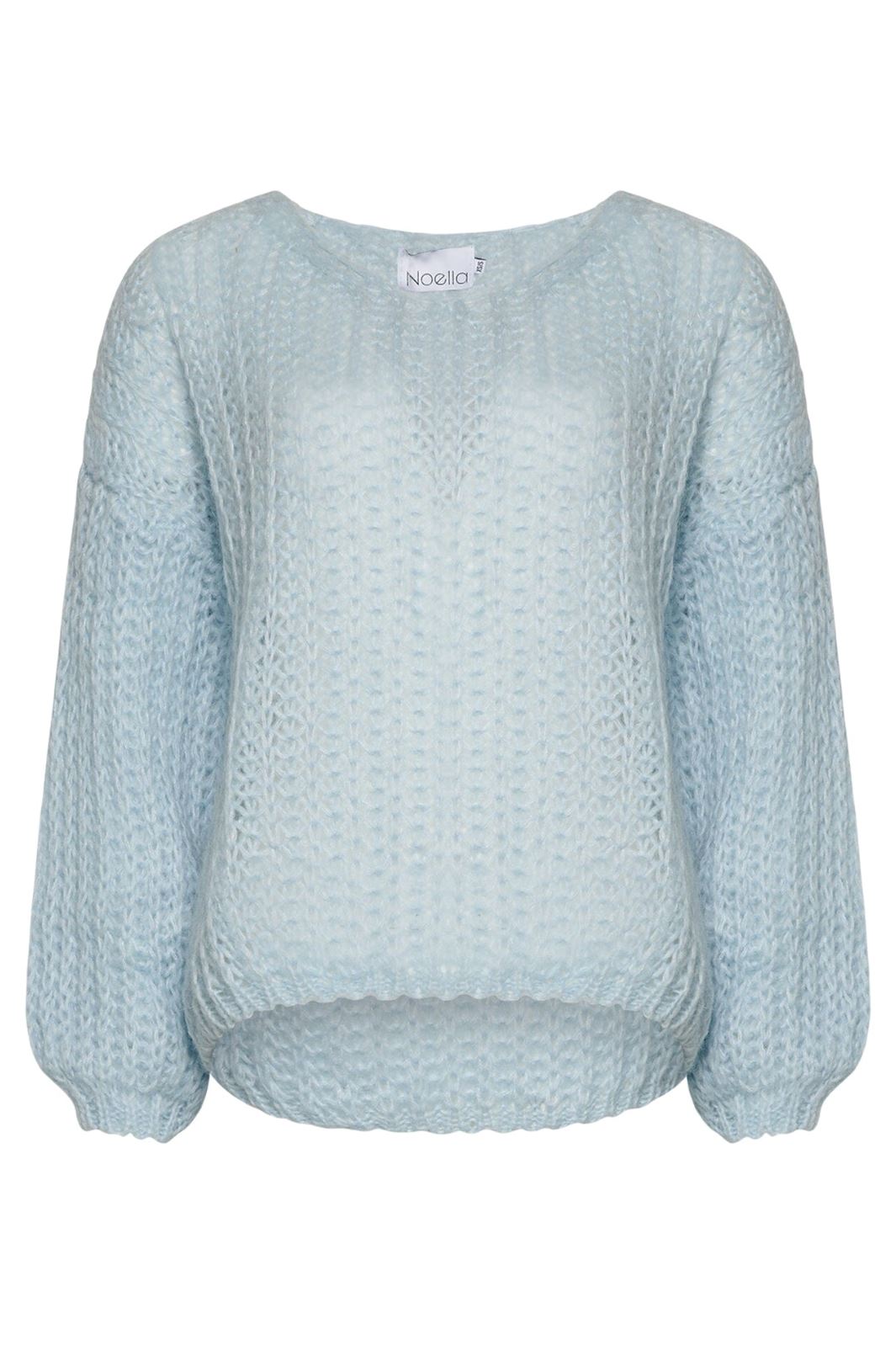 Noella - Joseph Knit Sweater - Light Blue Strikbluser 