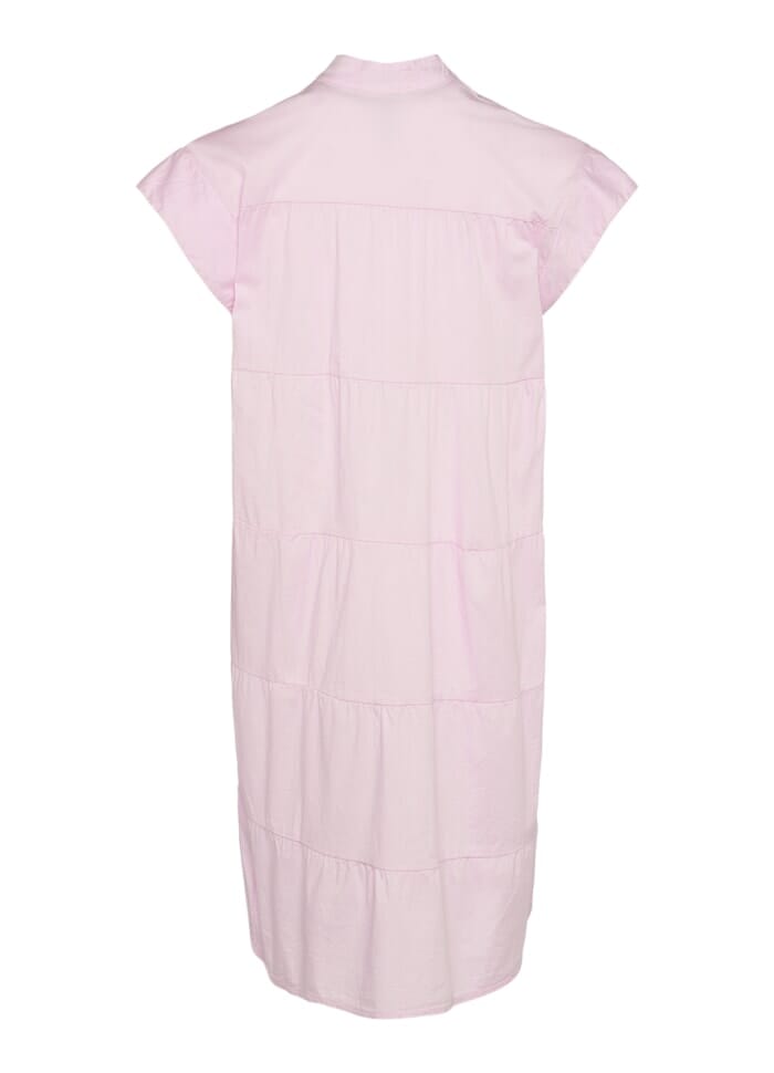 Noella - Kiki Ss Pearl Dress Cotton Poplin - Lavender Kjoler 