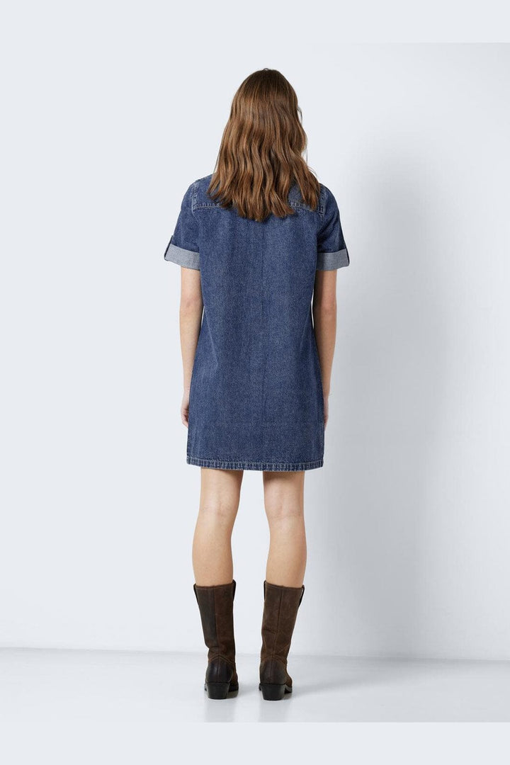 Noisy May - Nmnew Signe S/S Denim Dress Vi002Mb - 4460315 Medium Blue Denim