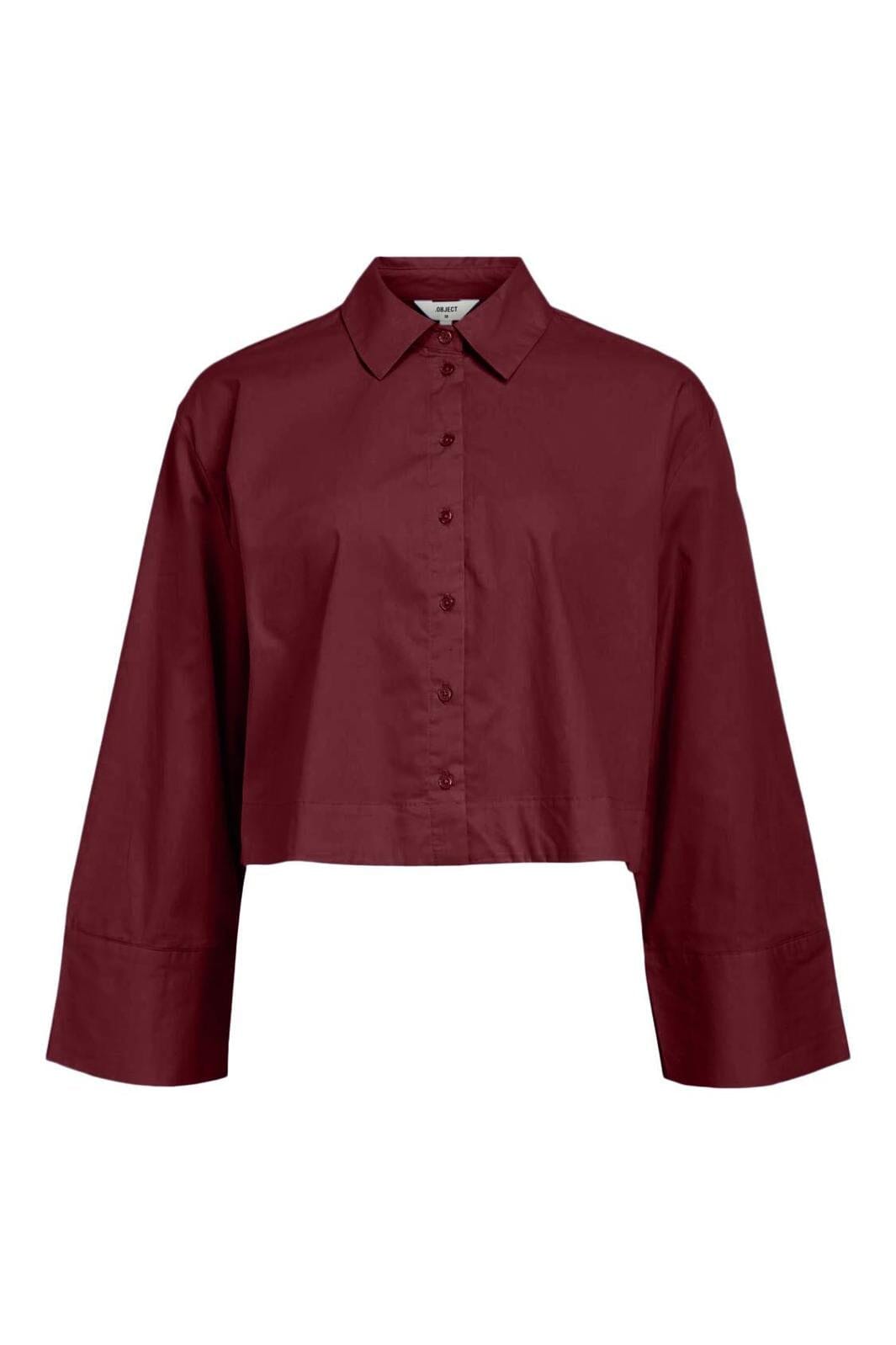 Object - Objkira L/S Shirt - 4826895 Cabernet