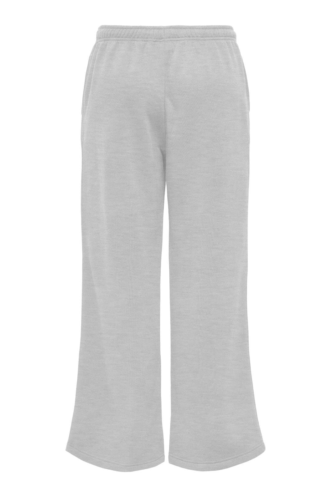 Only - Onlbest Wide Pant Swt - 4748483 Light Grey Melange Bukser 