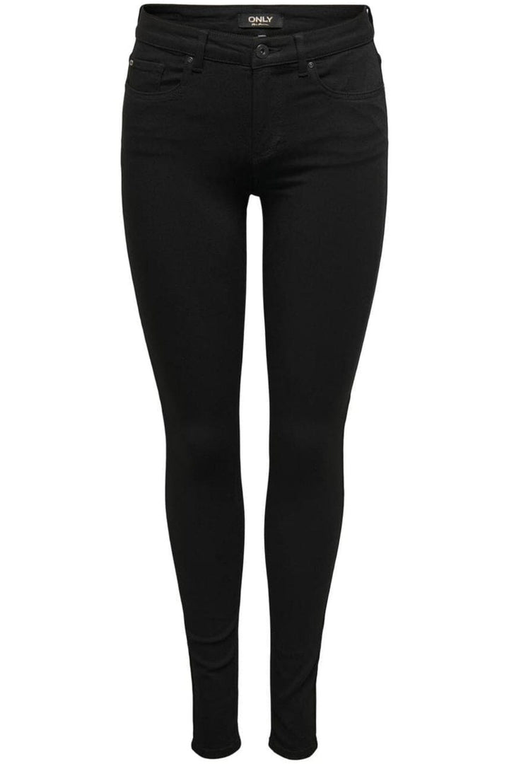 Only - Onlblush Mid 4Everblk Soo796 - 4571957 Black Denim Jeans 