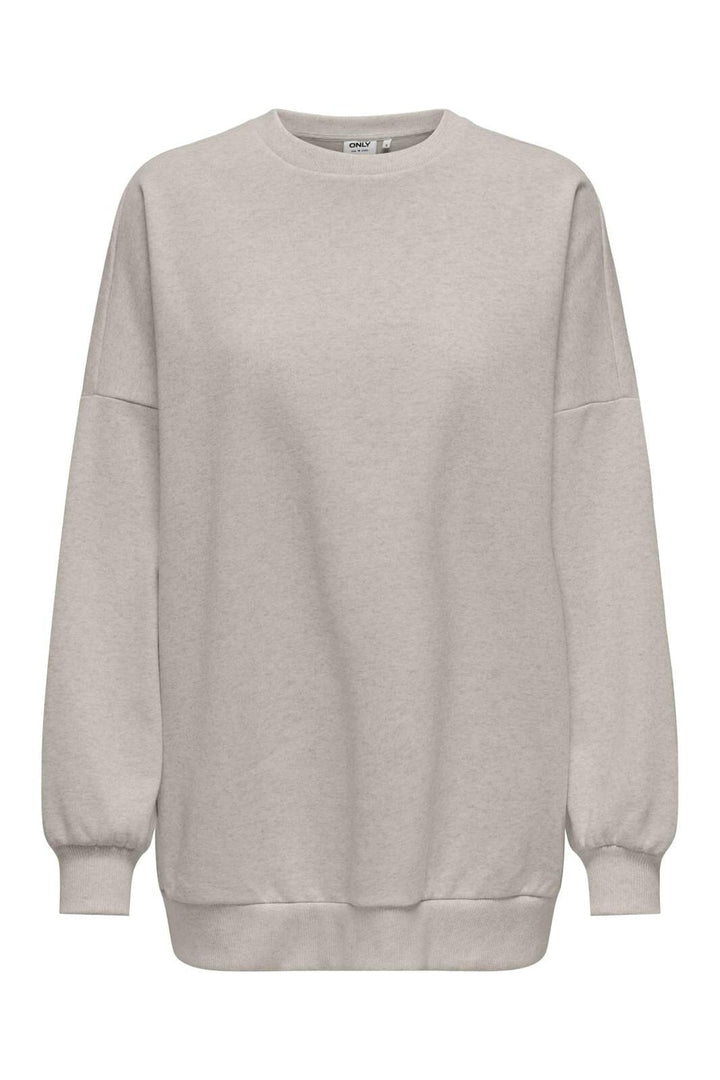 Only - Onldaze L/S Oversize O-Neck Swt - 4629544 Pumice Stone