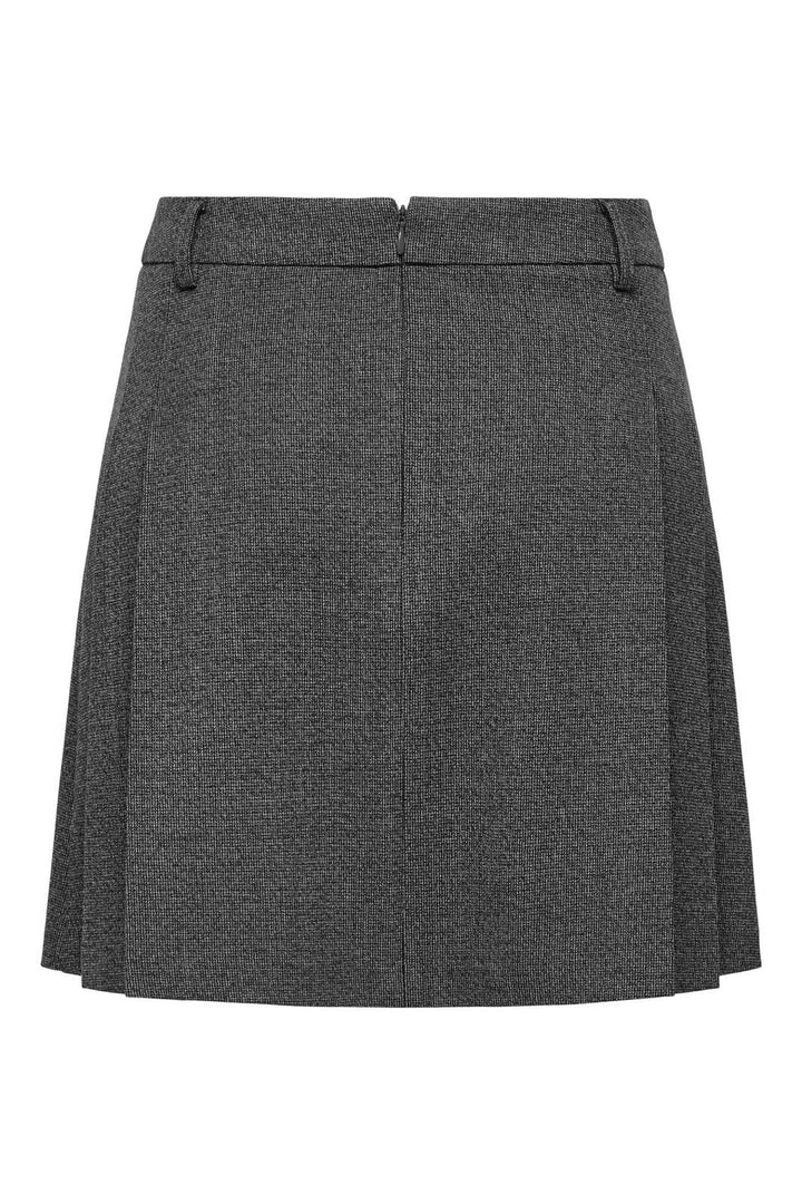 Only - Onldell Mel Pleat Skirt Tlr - 4630605 Dark Grey Melange