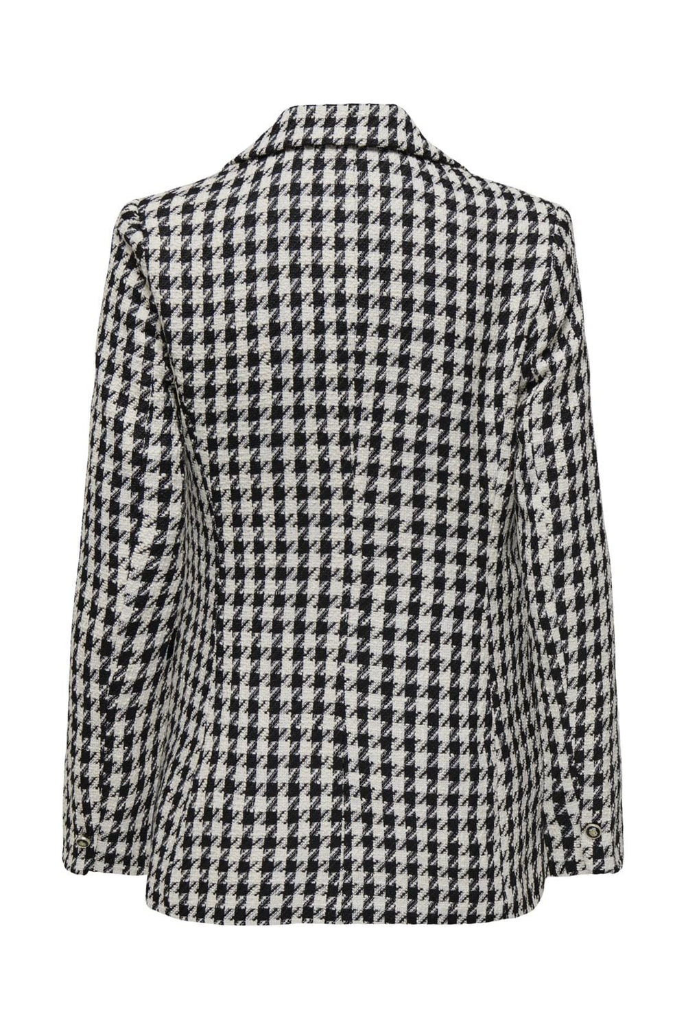 Only - Onlelinor L/S Fit Ht Blazer Tlr - 4591137 Black White Houndstooth