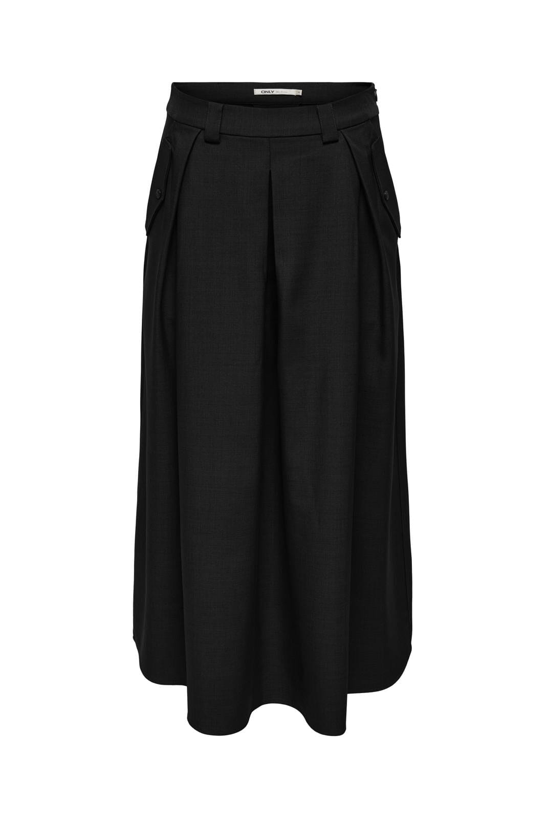 Only - Onlginny Mel Wide Long Skirt - 4676316 Black