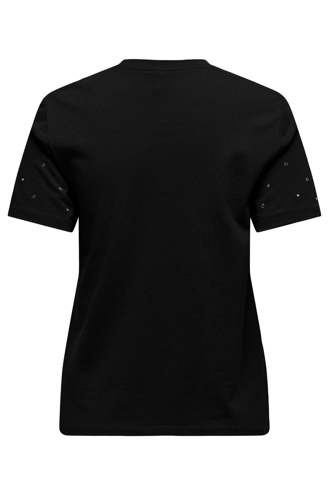 Only - Onlglobe Life S/S O-Neck Tee Box - 4760703 Black Gunm+Transp+Black Studs