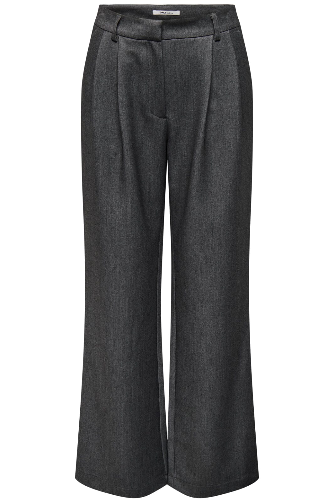 Only - Onlhattie Pleat Mel Str Pant Tlr 15304707 - 4330959 - Dark Grey Melange