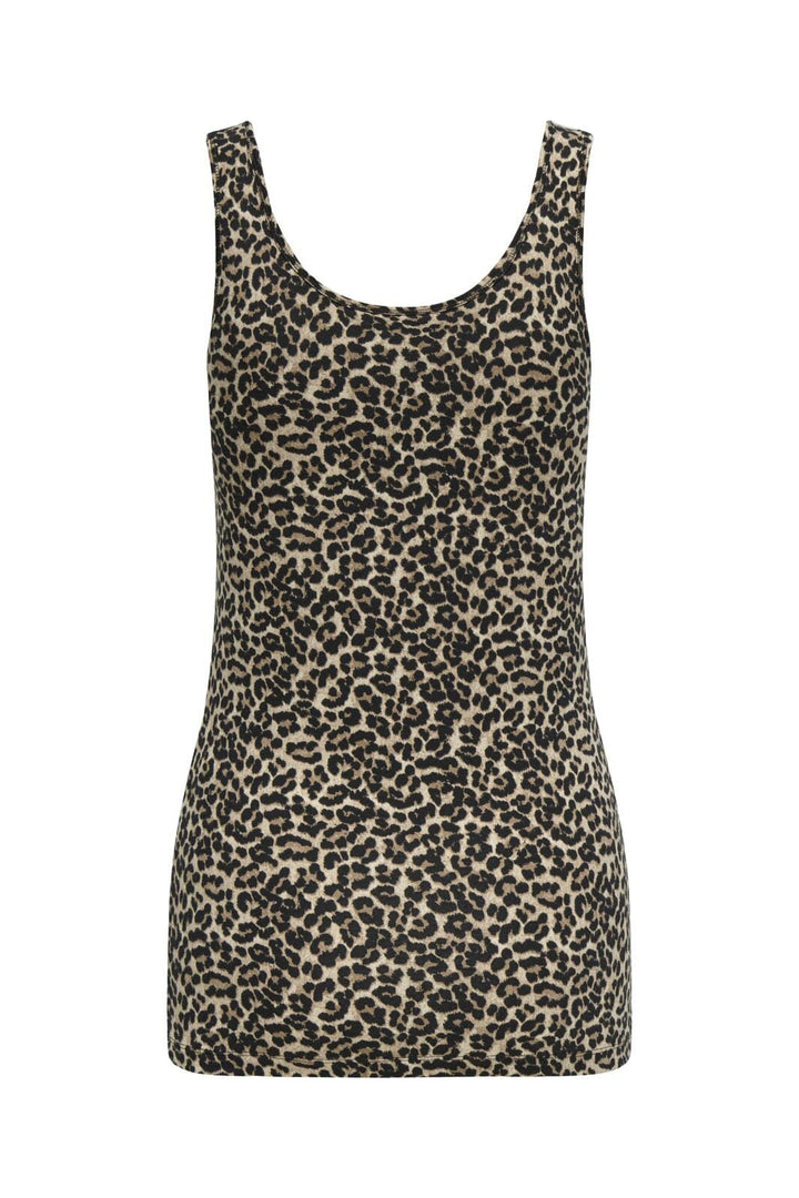 Only - Onllive Love S/L Tank Top - 4695398 Ginger Root Tikkie Leo