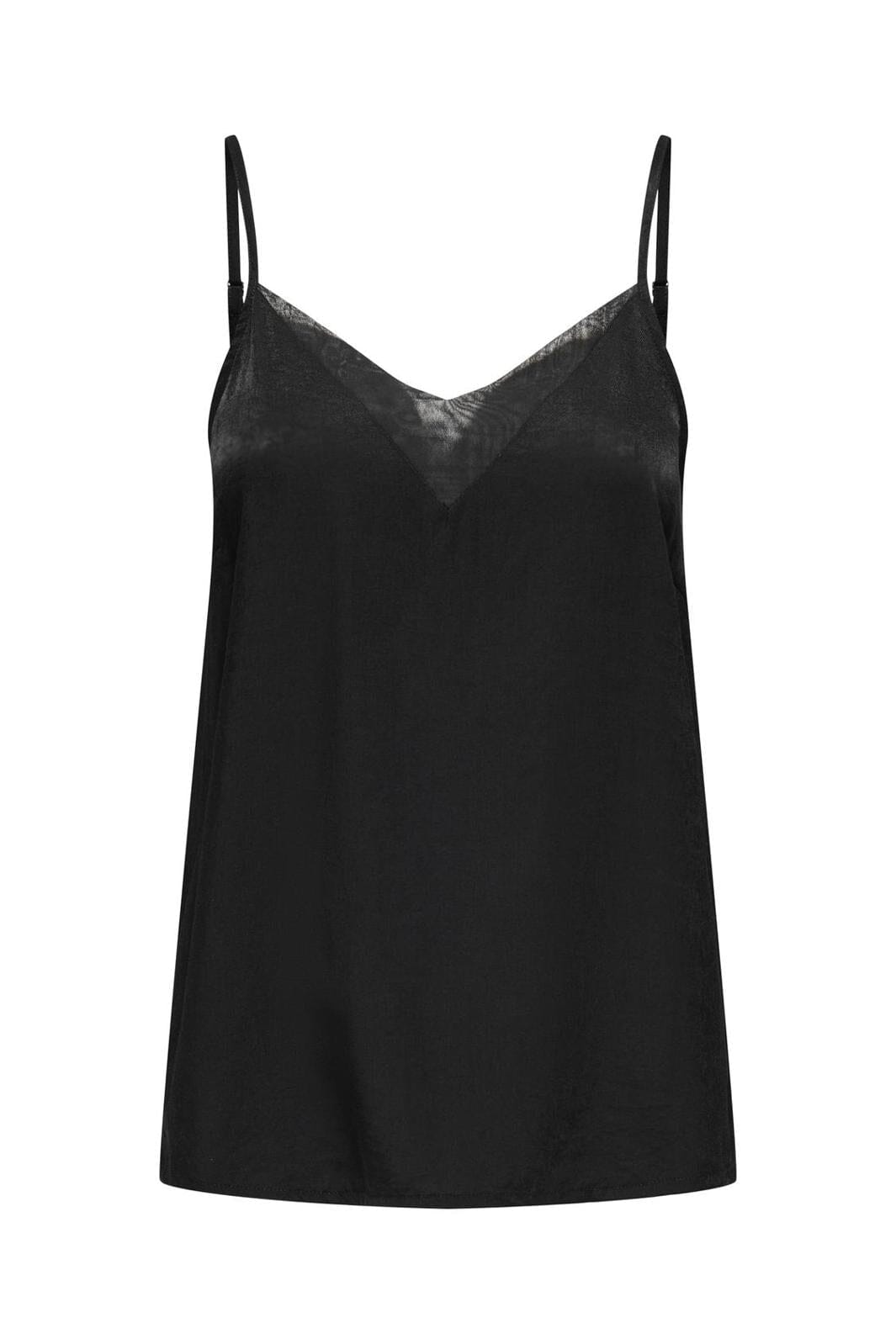 Only - Onlmelva Detail Singlet Bf - 4615888 Black