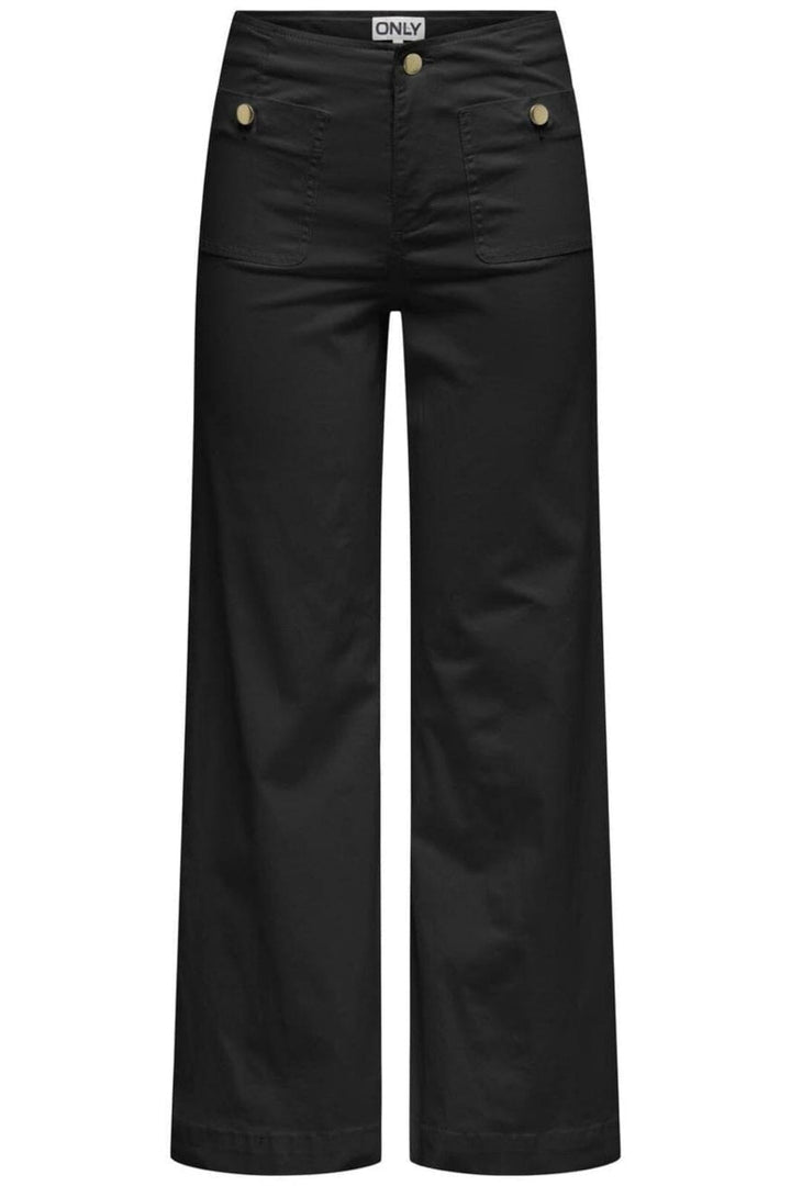 Only - Onlsheena Wide Pant - 4840810 Black Bukser 