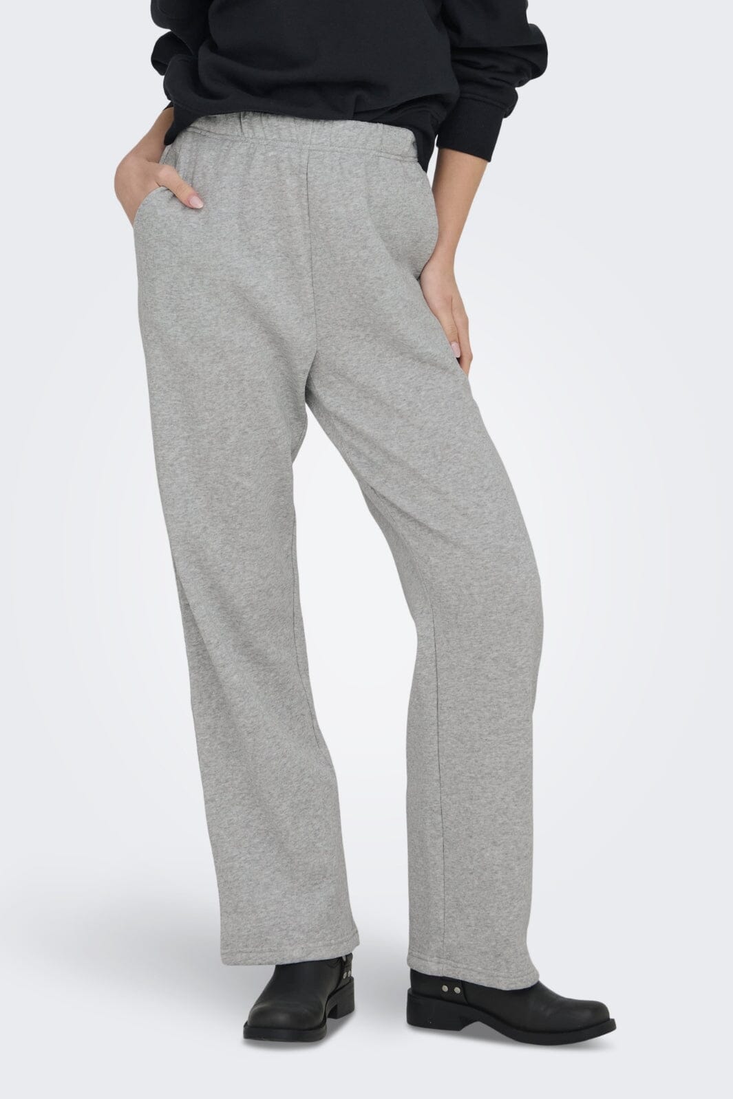 Only - Onlsweat Life Pants Relaxed Swt - 4509766 Light Grey Melange Sweatpants 