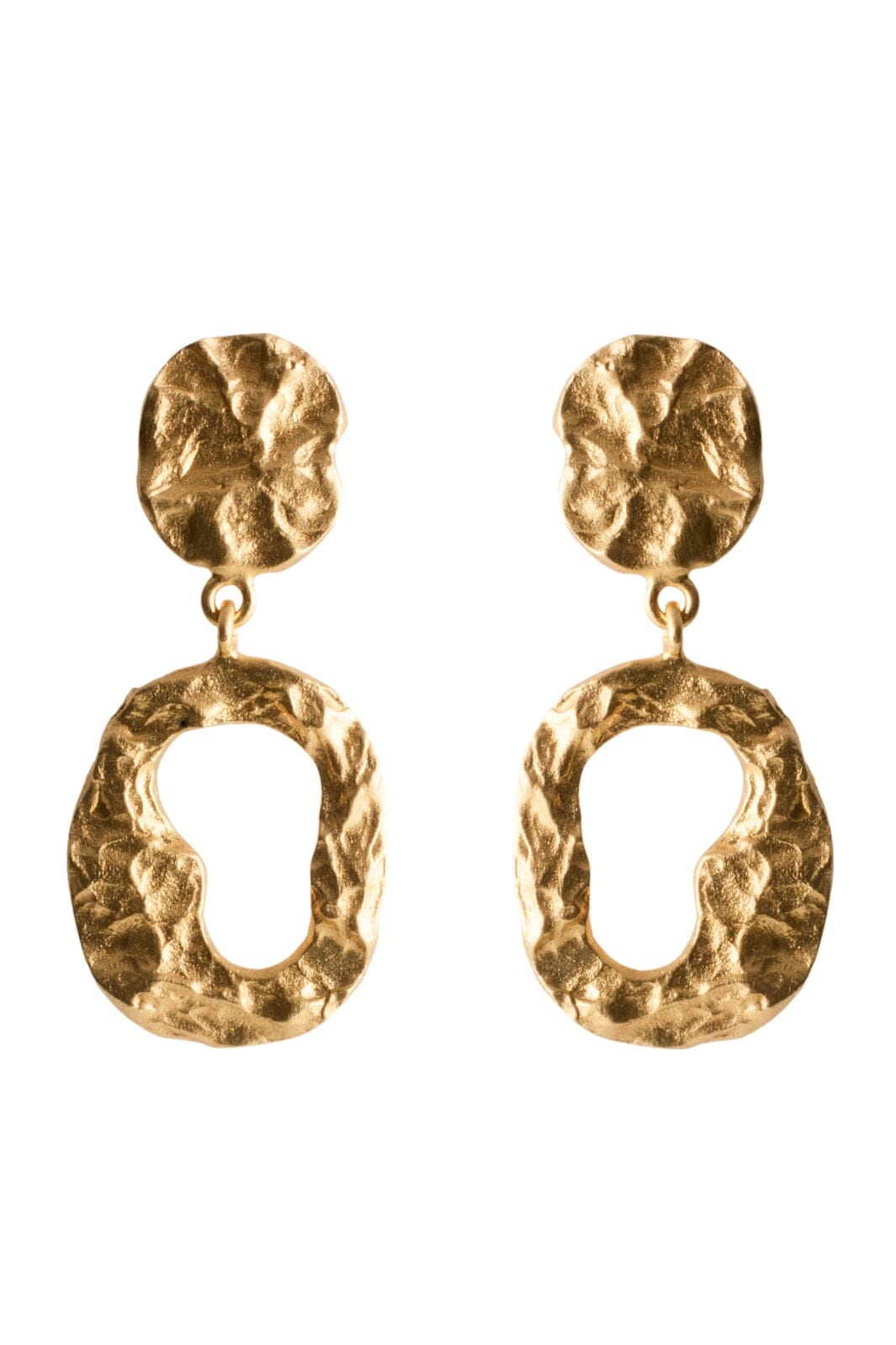 Pernille Corydon Jewellery - Cloud Earrings - Golden Øreringe 