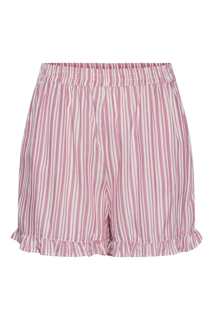 Pieces - Pcalvina Shorts - 4471846 Ibis Rose Cloud Dancer Shorts 