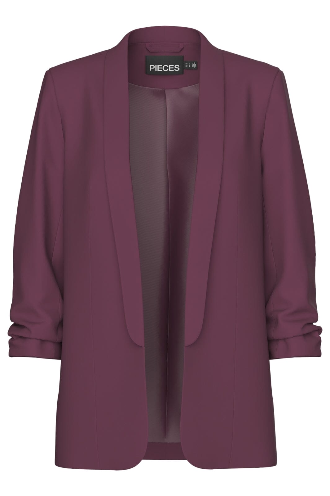 Pieces - Pcbosella 3/4 Blazer - 3929286 Grape Wine