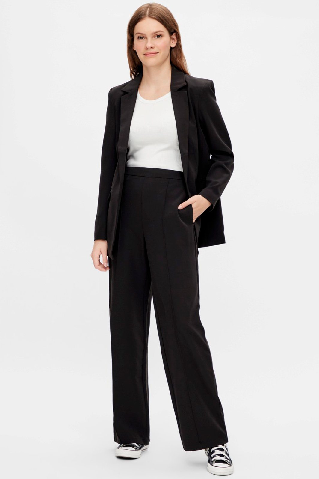 PIECES - PcBossy LS Loose Blazer - Black Blazer 