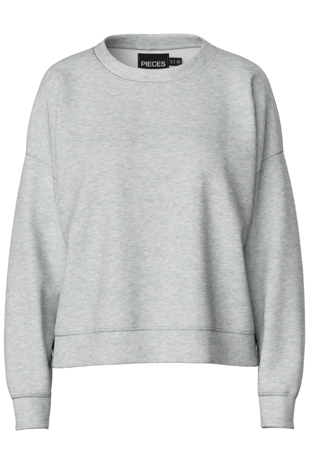 Pieces - Pcchilli Ls Sweat - 3595554 Light Grey Melange