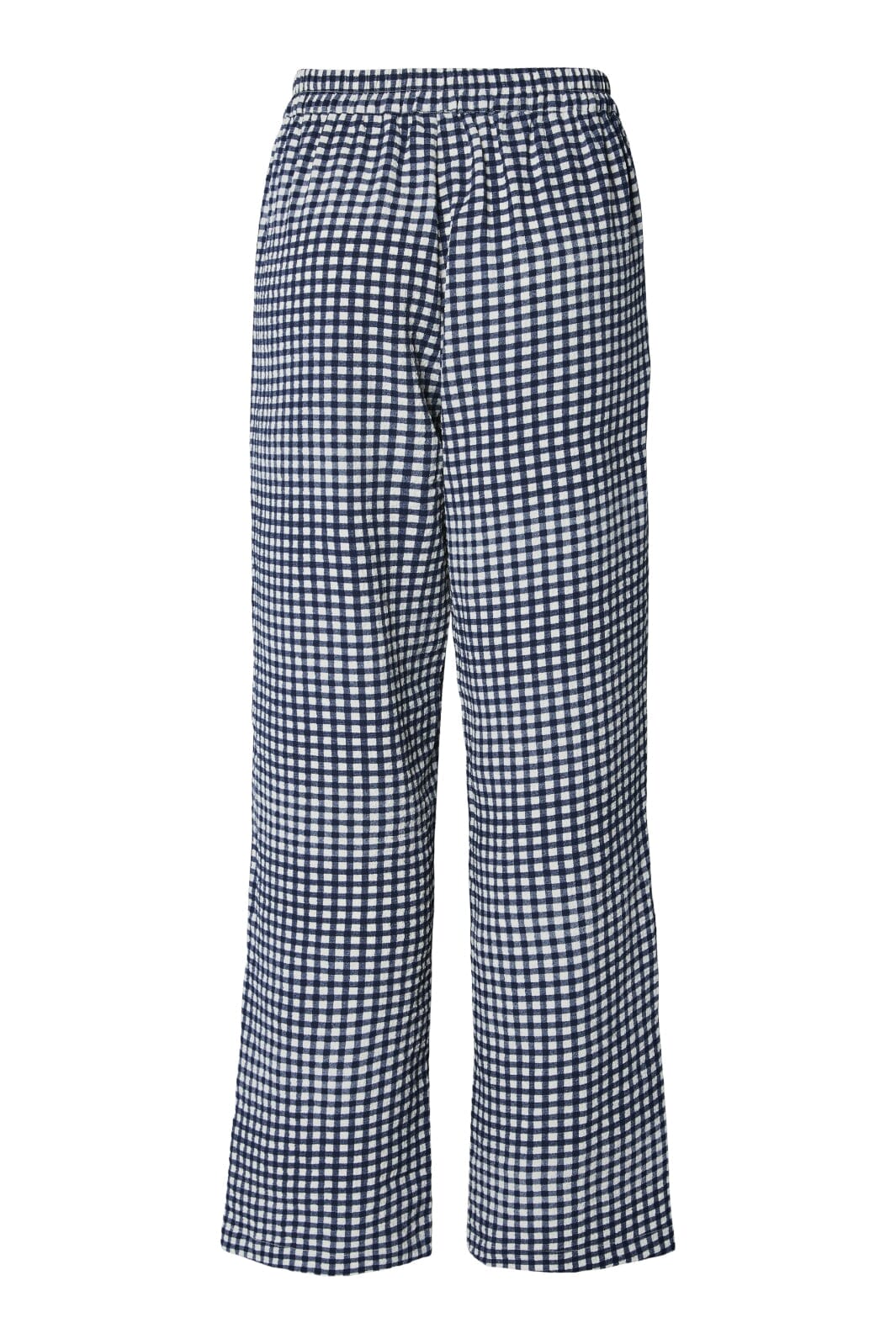 Pieces - Pcdullie Wide Pants Fsy - 4839787 Maritime Blue White Bukser 