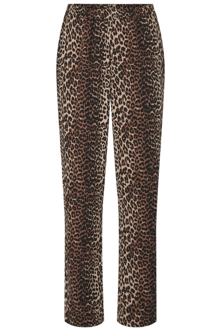 Pieces - Pcjeo Straight Pants - 4822366 Black Small Leo Bukser 